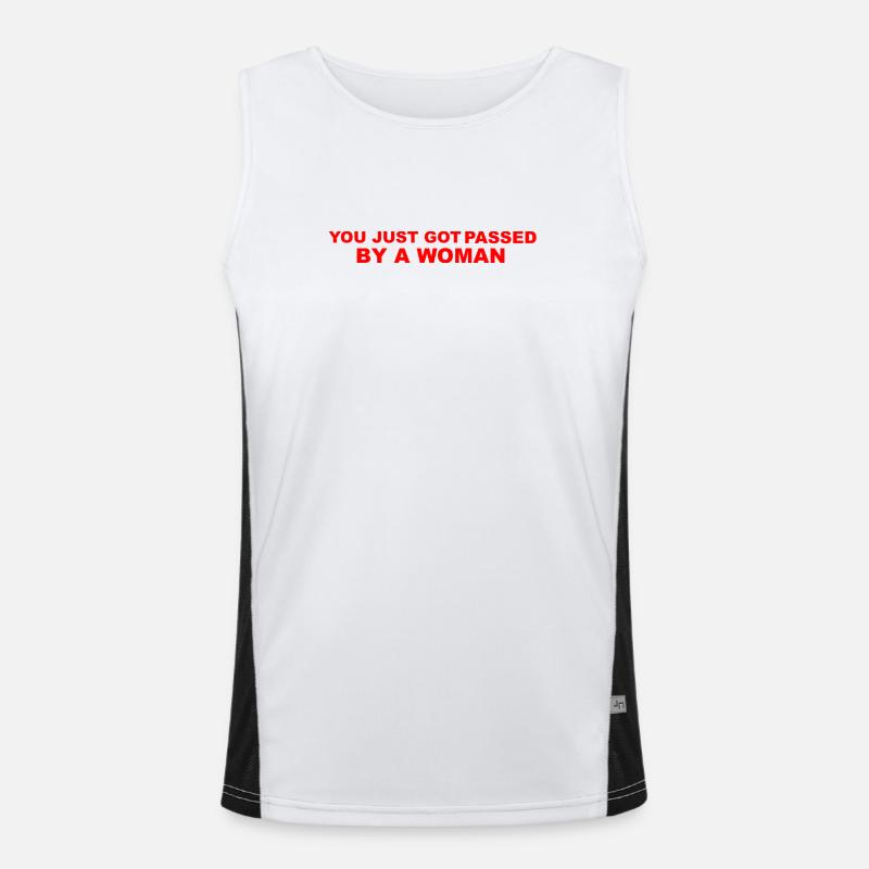 Car Humor Men's Functional Contrast Tank Top 