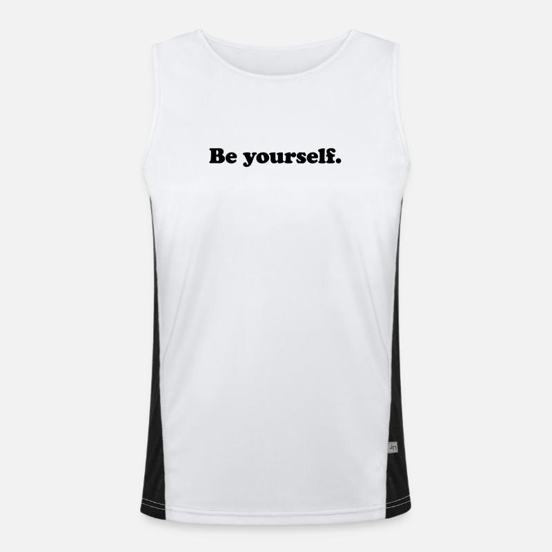 être soi-même Débardeur respirant contrasté Homme 