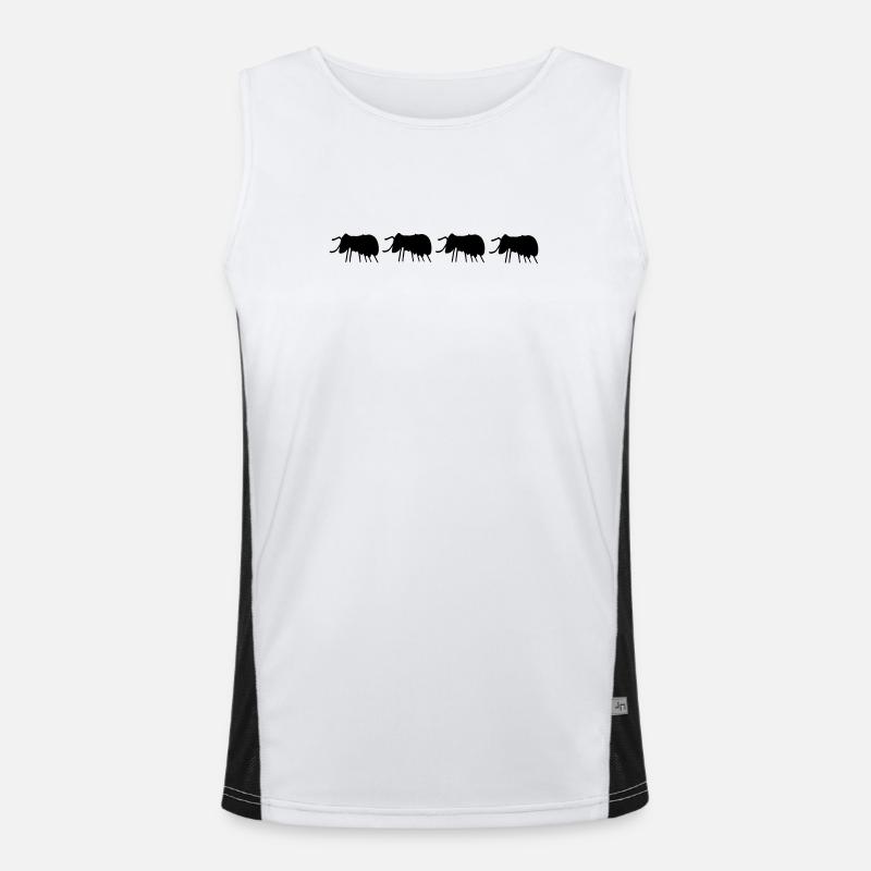 Beetles Bugs Men's Functional Contrast Tank Top 