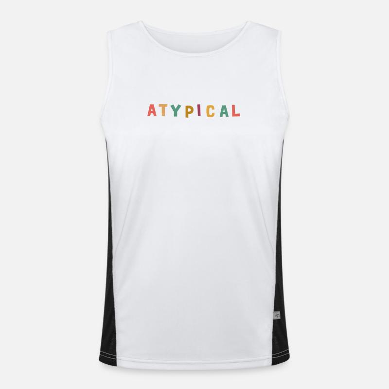 Atypisch Funktionelles Kontrast-Tank Top für Männer 