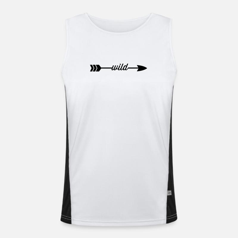 Sauvage Débardeur respirant contrasté Homme 