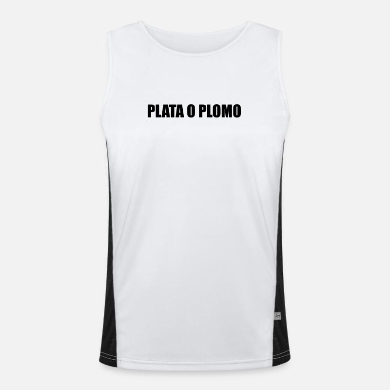 PLATA O PLOMO Débardeur respirant contrasté Homme 