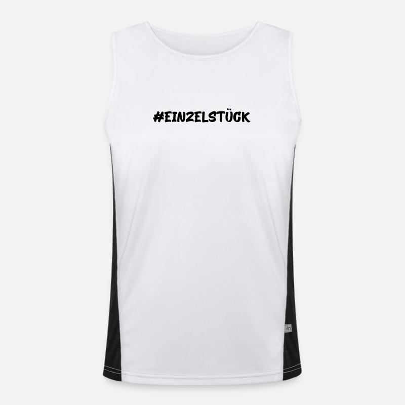 Einzelstück Funktionelles Kontrast-Tank Top für Männer 
