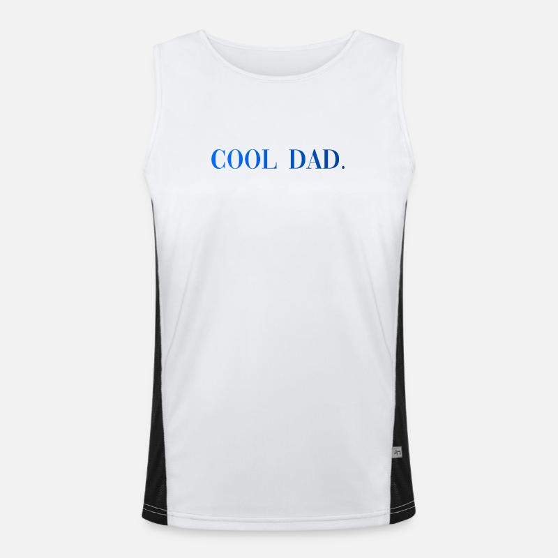 Papa cool : Cadeau de paternité Débardeur respirant contrasté Homme 
