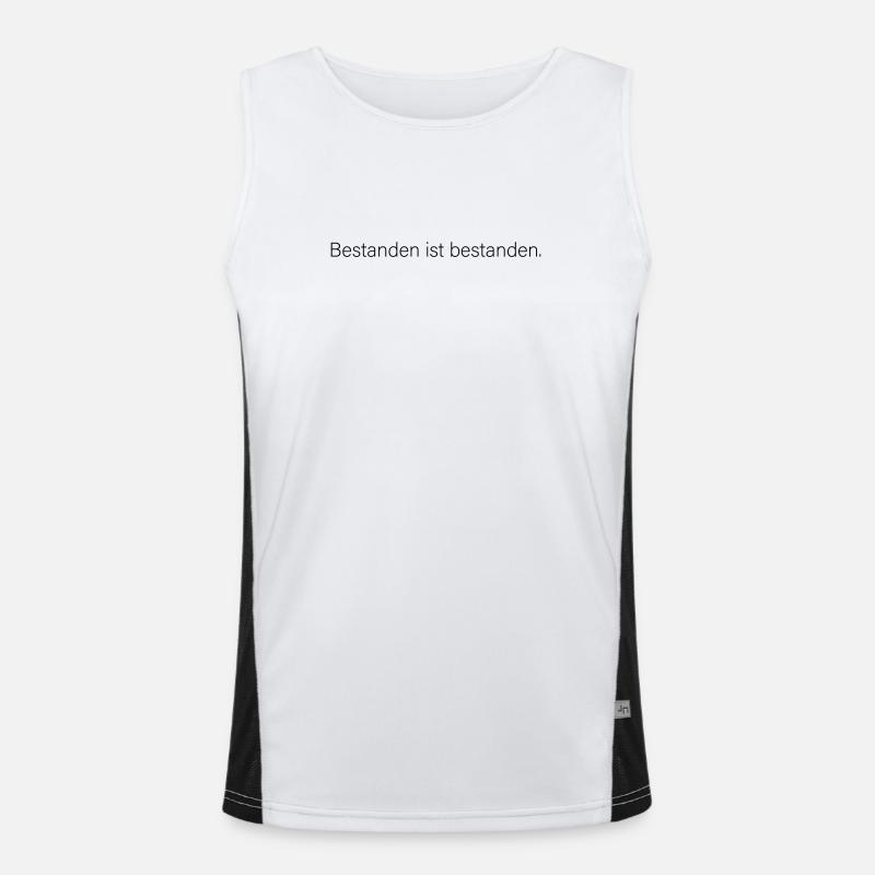 Passing is passing. Men's Functional Contrast Tank Top 