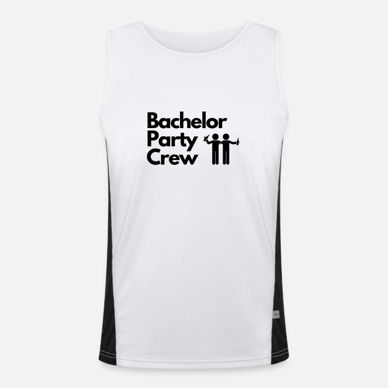 Équipe de célibataire Débardeur respirant contrasté Homme 