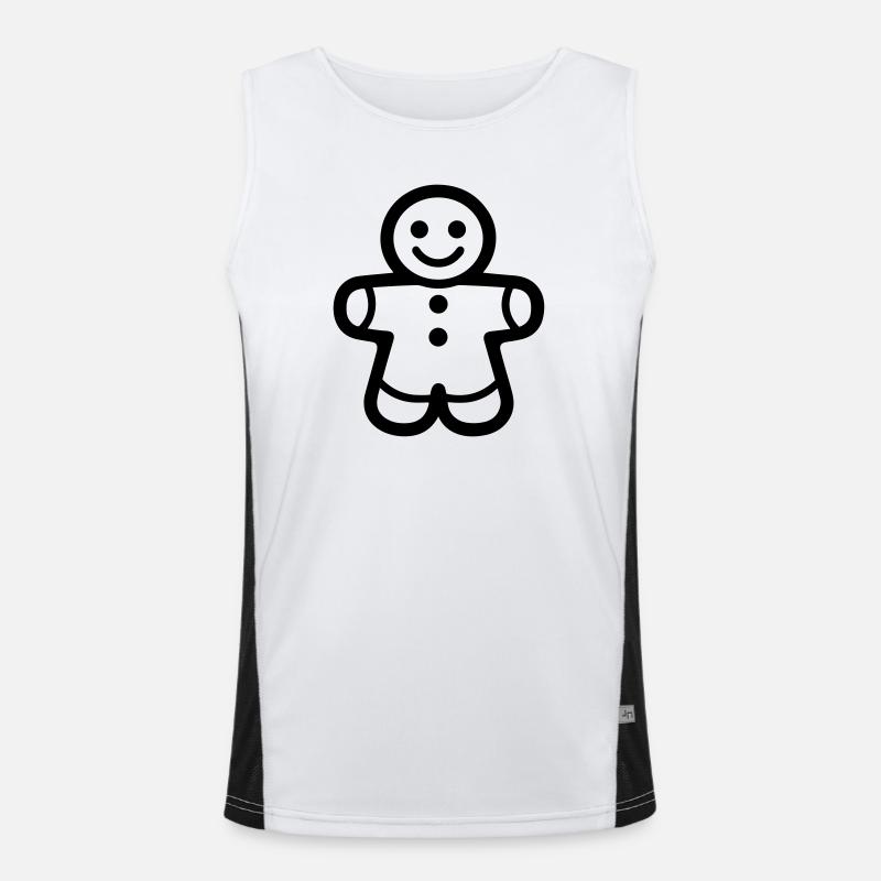 gingerbread Men's Functional Contrast Tank Top 