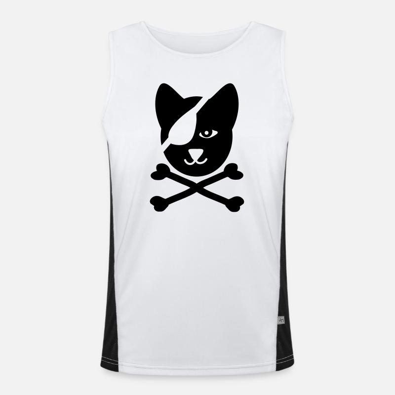 pirate Débardeur respirant contrasté Homme 