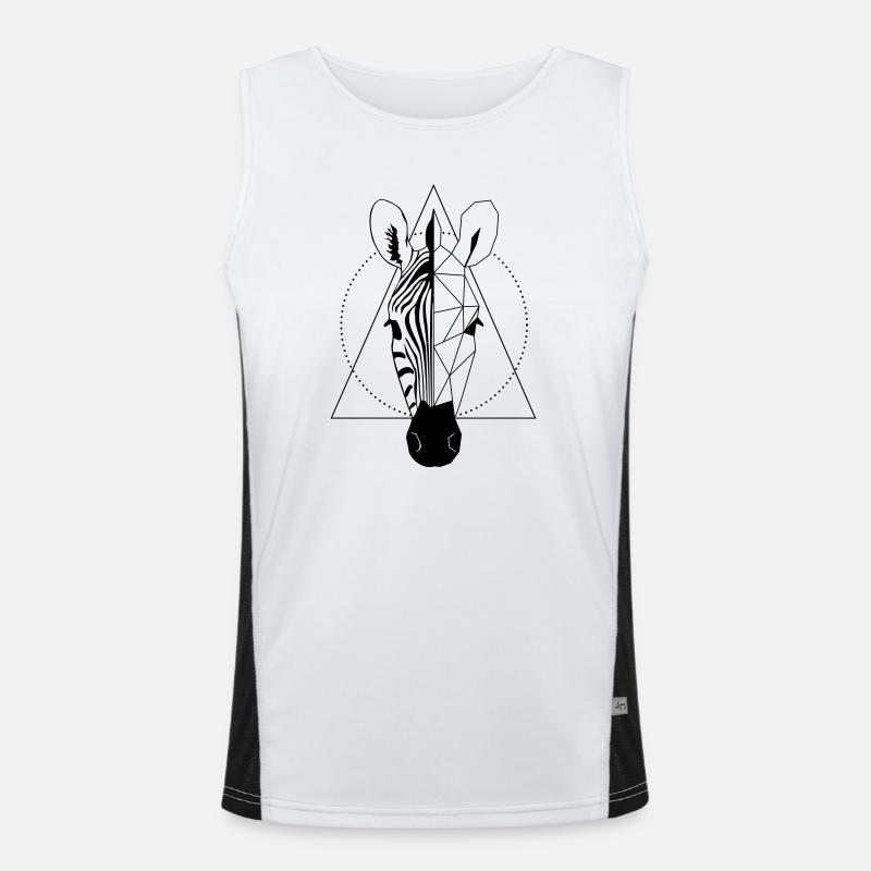 Zebra Men's Functional Contrast Tank Top 