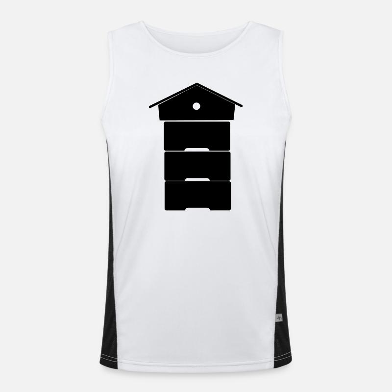 Imker Funktionelles Kontrast-Tank Top für Männer 
