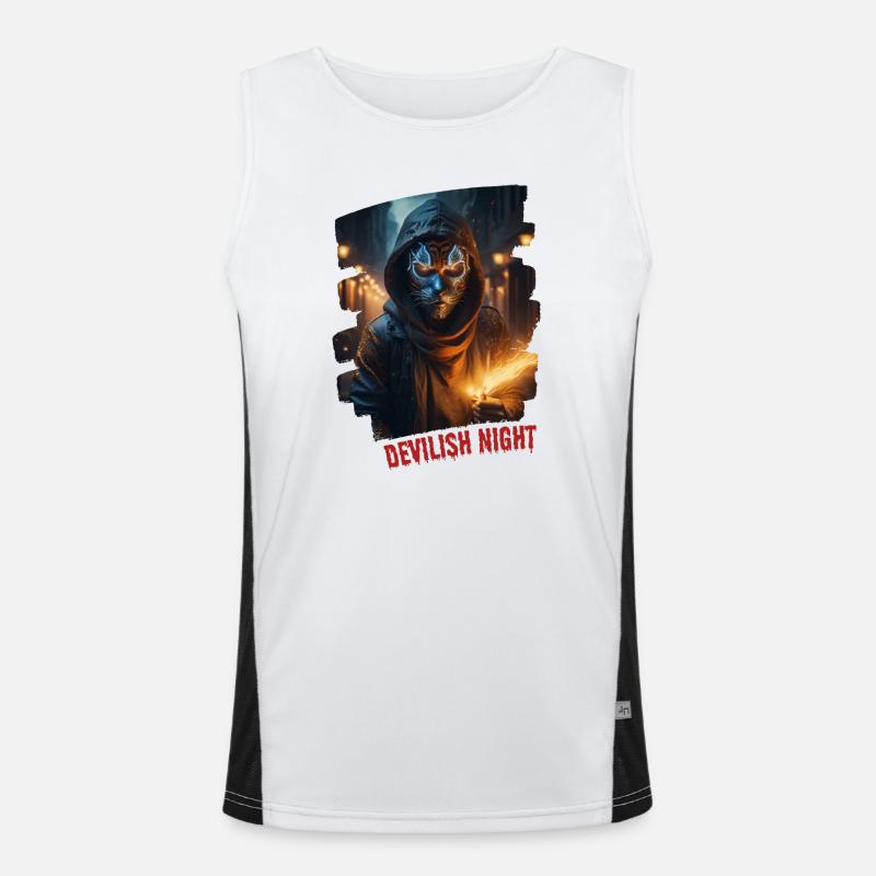 DEVILISH NIGHT Men's Functional Contrast Tank Top 