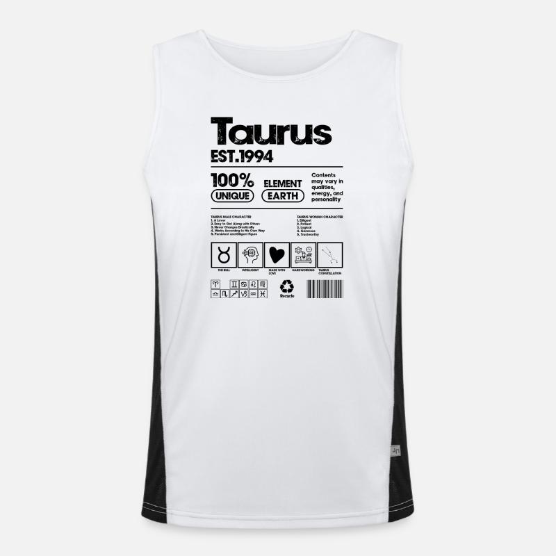 Noir Void Minimalist Studio Print Débardeur respirant contrasté Homme 