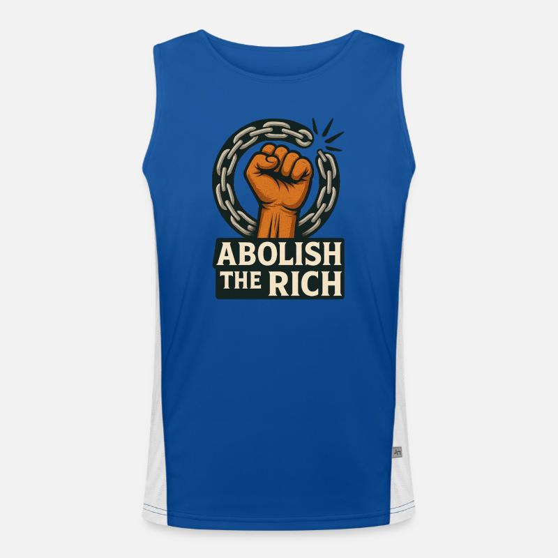 Kampf gegen Ungleichheit Funktionelles Kontrast-Tank Top für Männer 