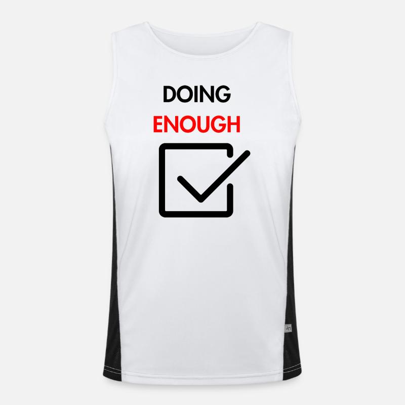Doing enough Men's Functional Contrast Tank Top 