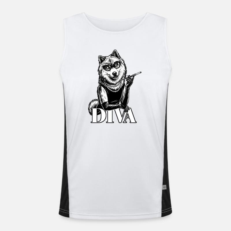 Eurasier | Diva Débardeur respirant contrasté Homme 