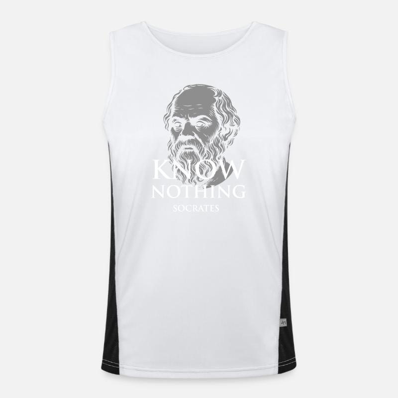 Know Nothing Socrates Men's Functional Contrast Tank Top 