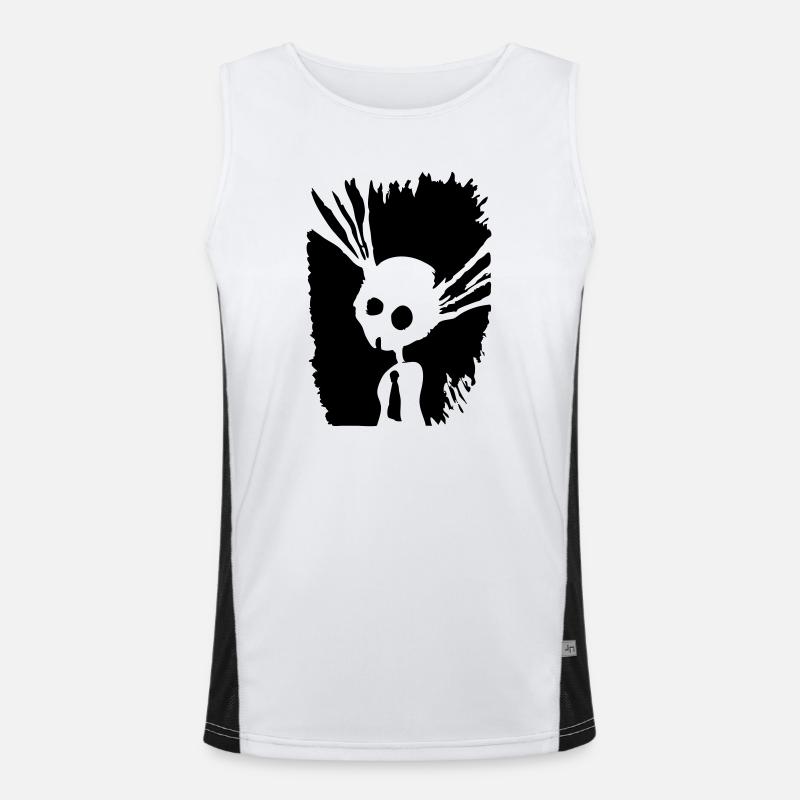 shadow bunny Funktionelles Kontrast-Tank Top für Männer 