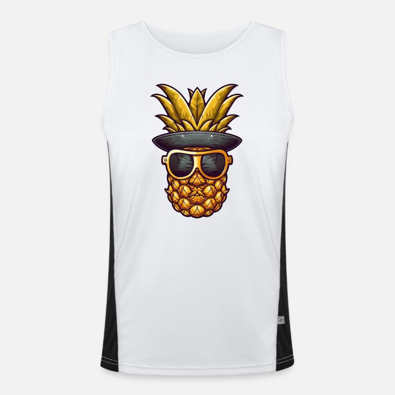 L’ananas jaune d’automne est mûr, trop mûr Débardeur respirant contrasté Homme 