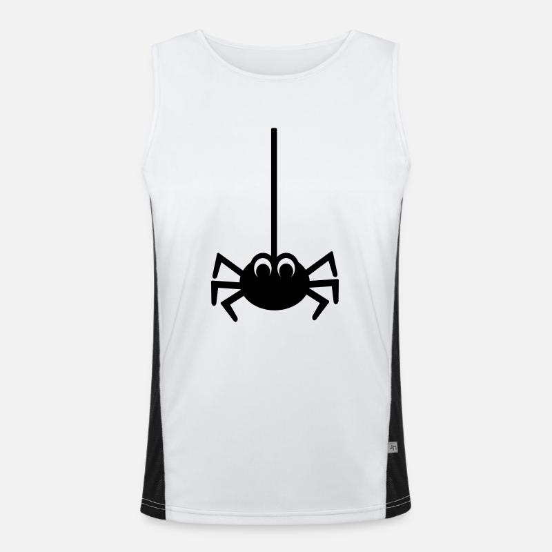 Spinne Funktionelles Kontrast-Tank Top für Männer 