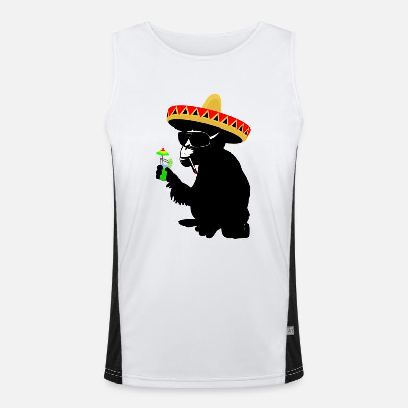 Funky Monkey Débardeur respirant contrasté Homme 