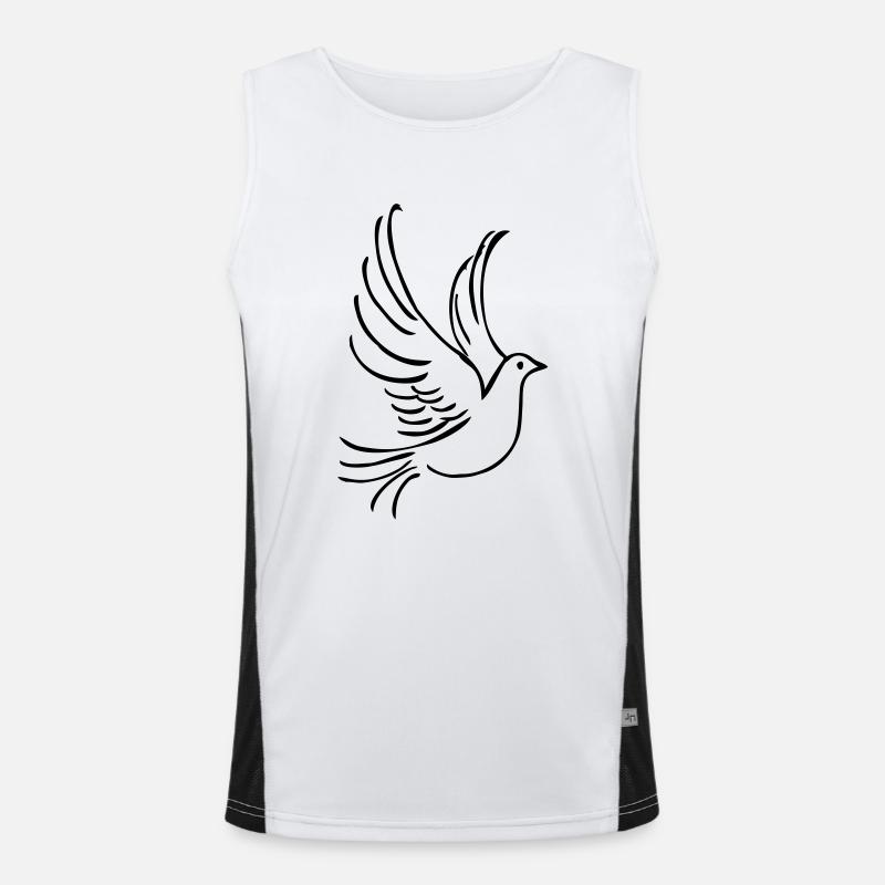 deaf Men's Functional Contrast Tank Top 