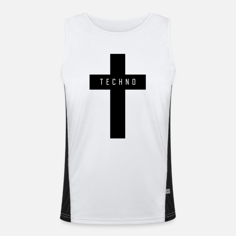 TECHNO Men's Functional Contrast Tank Top 