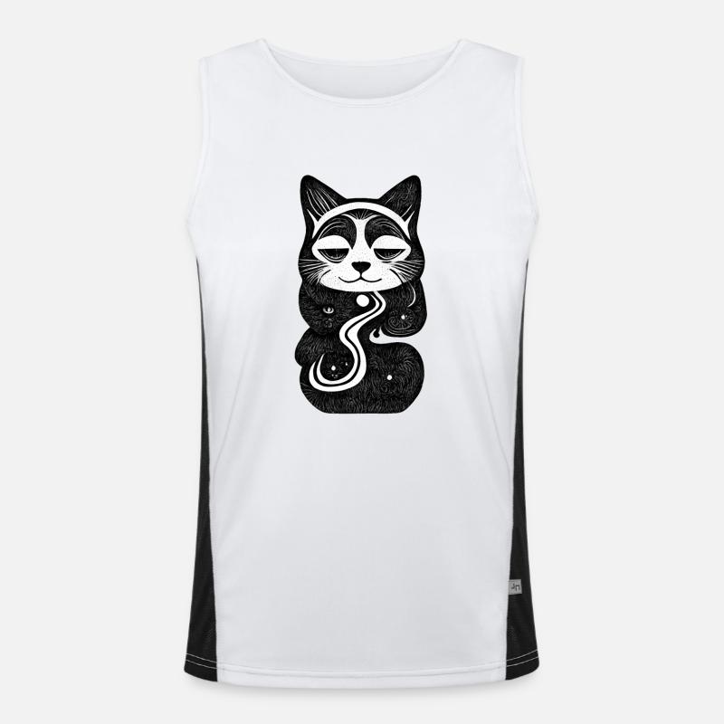 Chat Perché Débardeur respirant contrasté Homme 