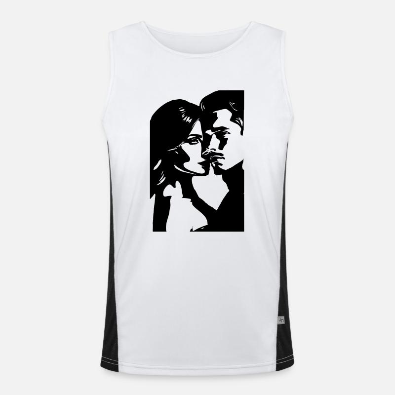 AMANTS II Débardeur respirant contrasté Homme 