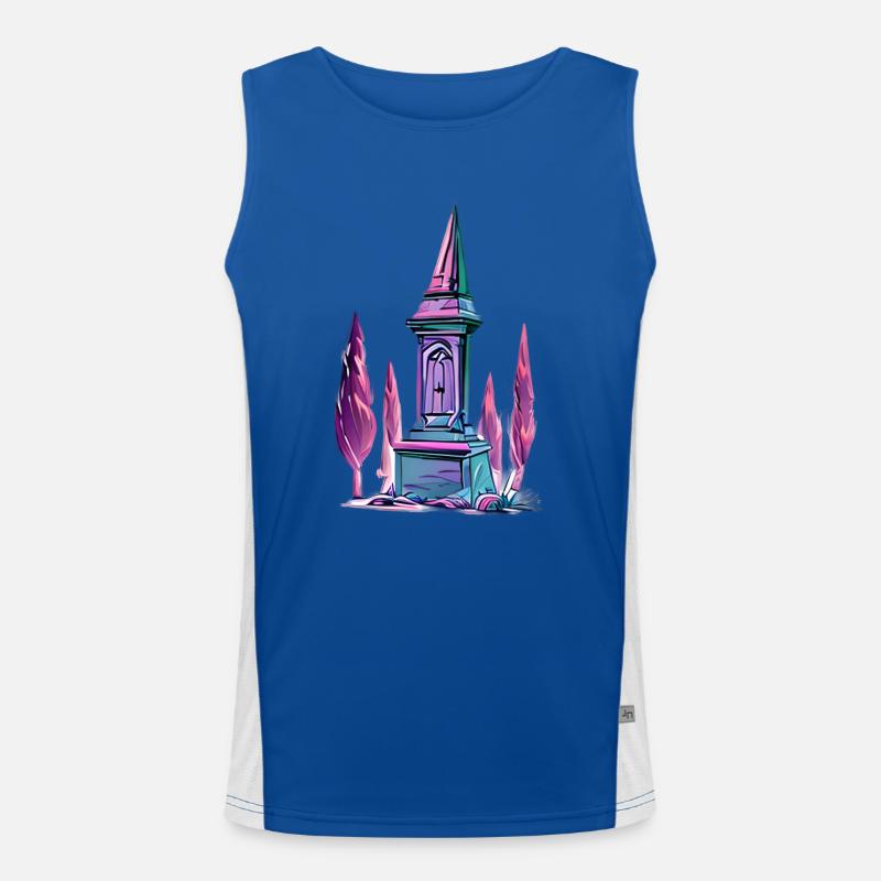 Tombe solitaire Débardeur respirant contrasté Homme 