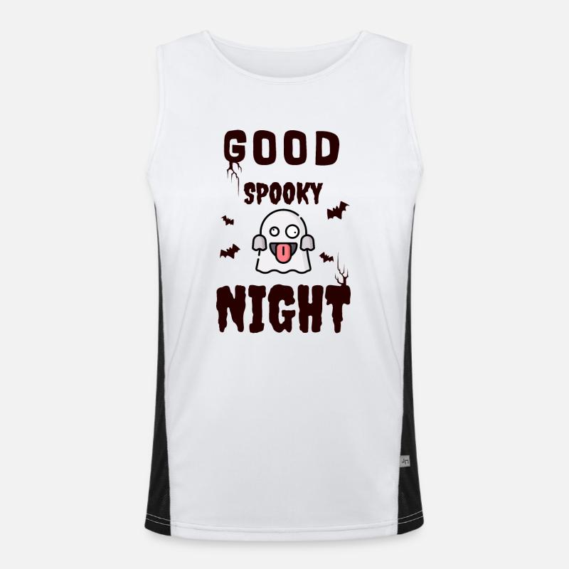 Good Spooky Night Men's Functional Contrast Tank Top 