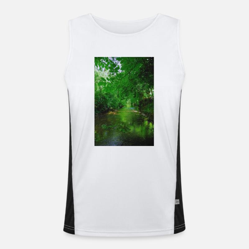 Green Forest Débardeur respirant contrasté Homme 