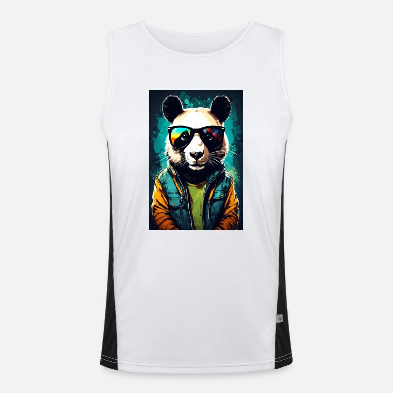 Panda Panda Géant Débardeur respirant contrasté Homme 