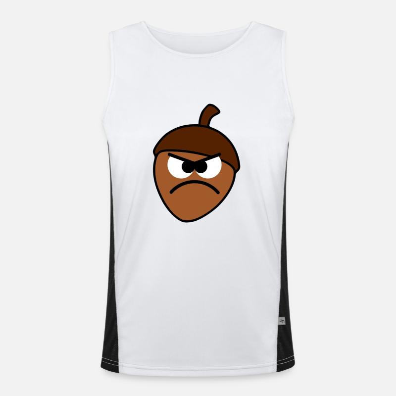 Grumpy Nut Funktionelles Kontrast-Tank Top für Männer 