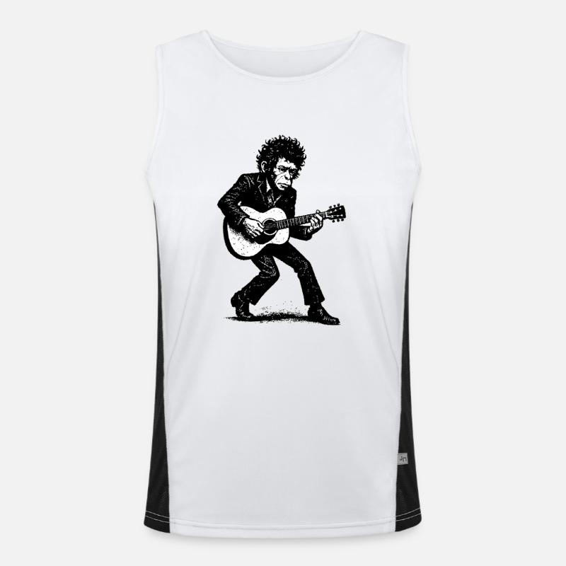 Singer Songwriter | The Monkey Dancer Men's Functional Contrast Tank Top 
