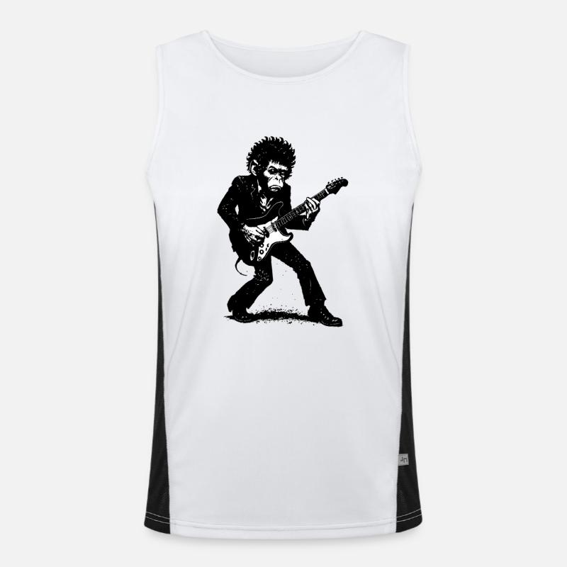 E-Guitar | The Monkey Dance Men's Functional Contrast Tank Top 