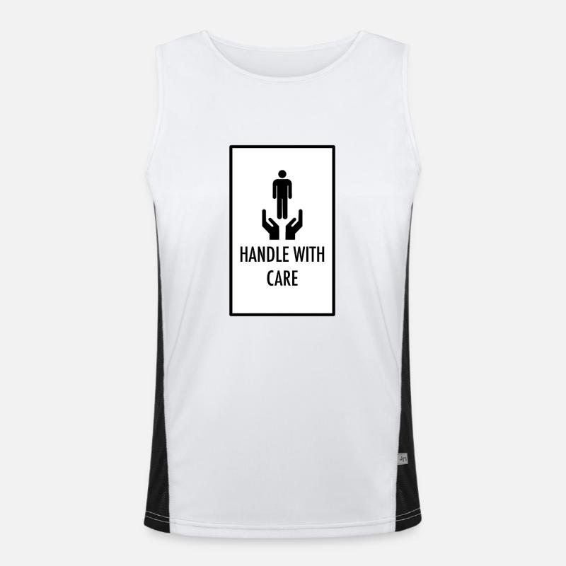 Handle With Care Men's Functional Contrast Tank Top 