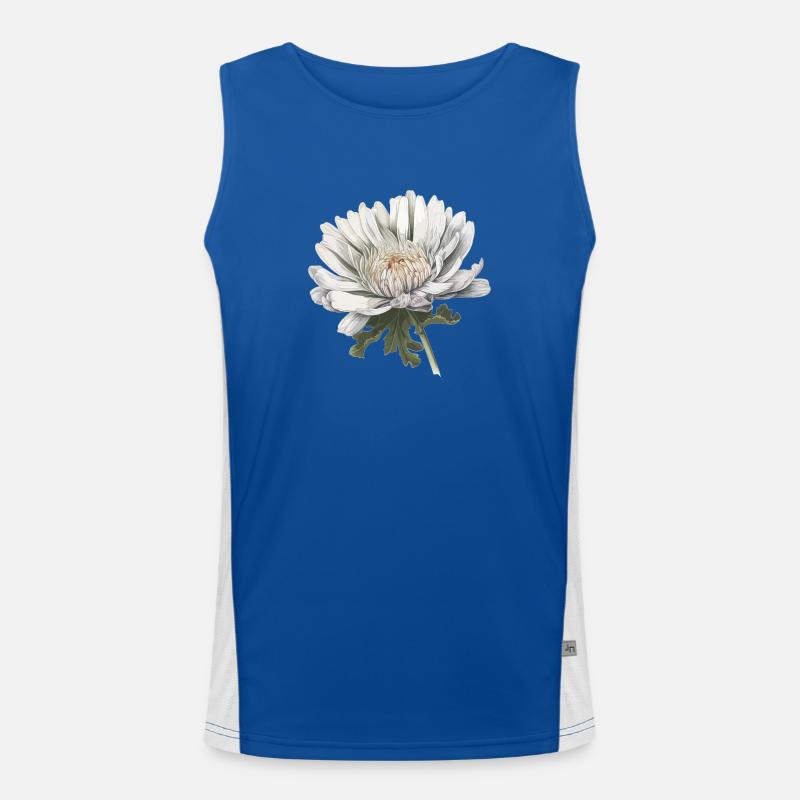 Alpenblume Funktionelles Kontrast-Tank Top für Männer 