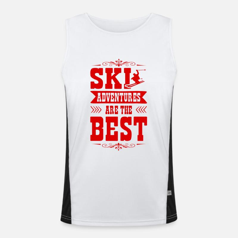 Aventures de ski Débardeur respirant contrasté Homme 