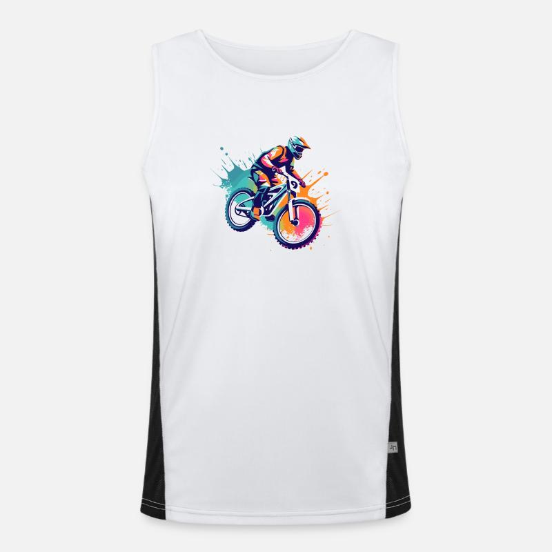 Conception de VTT Débardeur respirant contrasté Homme 