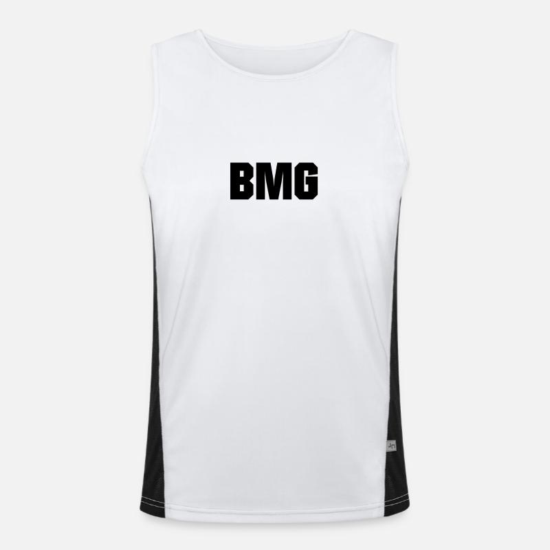 BMG 15 Funktionelles Kontrast-Tank Top für Männer 