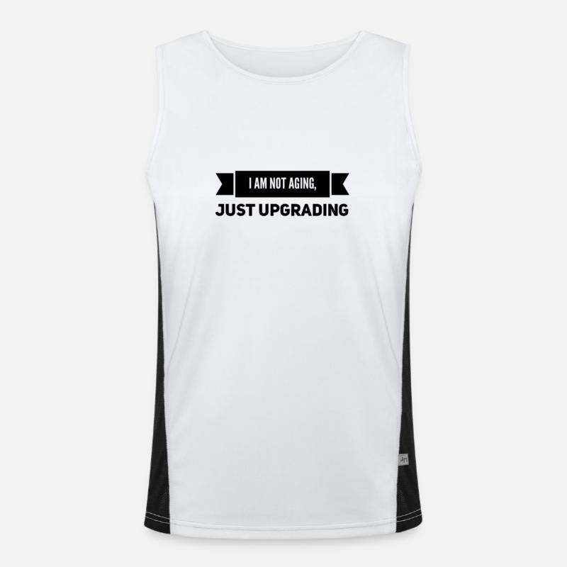 40th Birthday Gift Idea Men's Functional Contrast Tank Top 