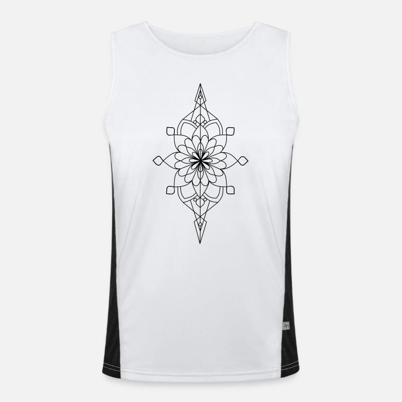 Feminine symbol Men's Functional Contrast Tank Top 