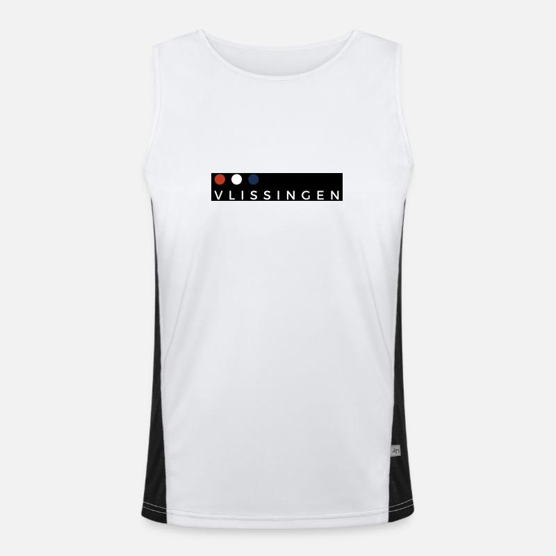 Vlissingen 3 Points Men's Functional Contrast Tank Top 