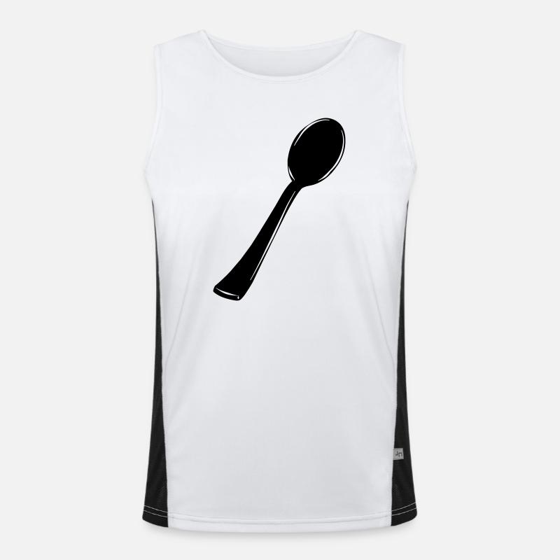 Löffel Funktionelles Kontrast-Tank Top für Männer 