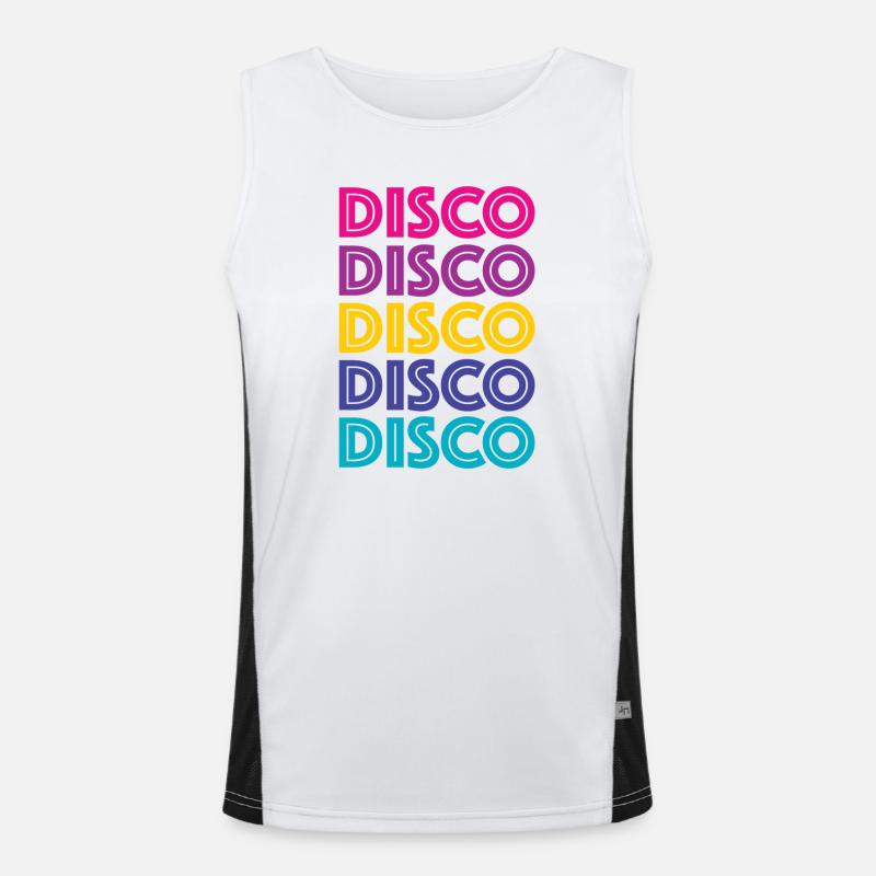 Disco Disco Disco Débardeur respirant contrasté Homme 
