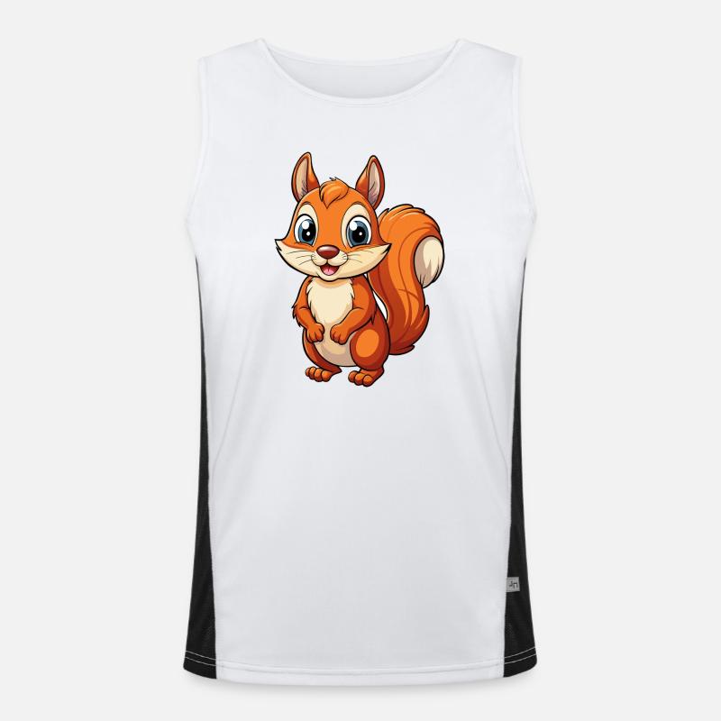 squirrel Men's Functional Contrast Tank Top 