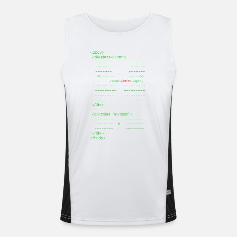 html body Men's Functional Contrast Tank Top 