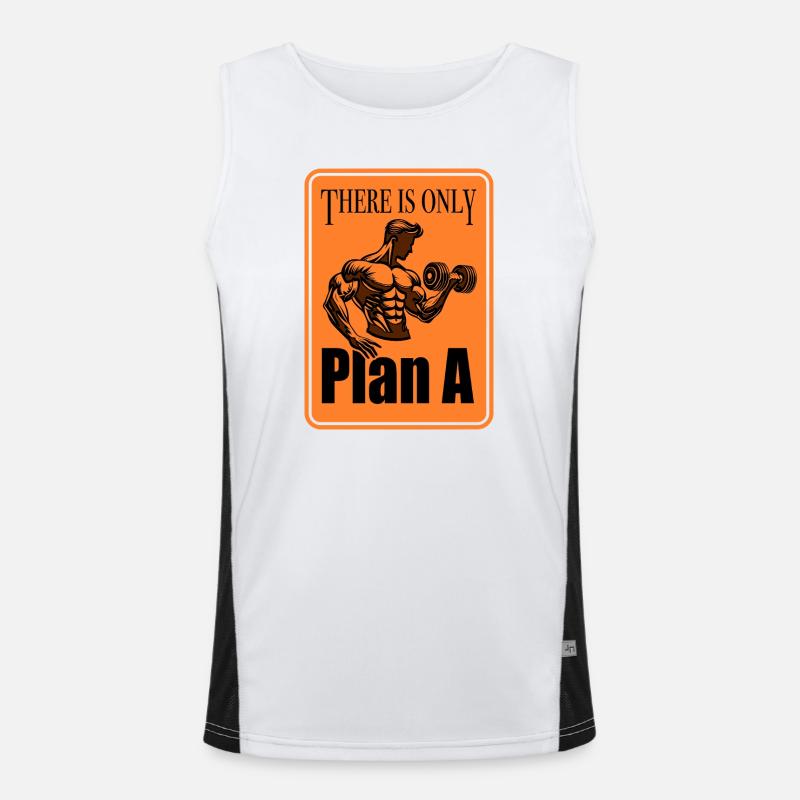 Only Plan A Men's Functional Contrast Tank Top 