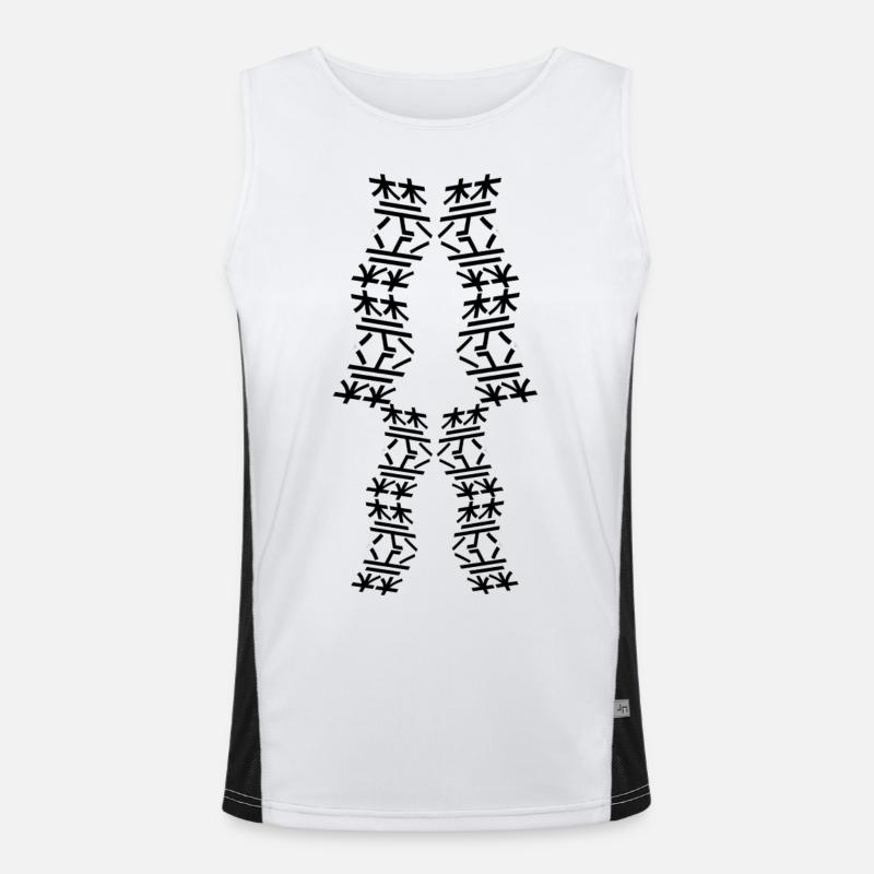 Giddy Men's Functional Contrast Tank Top 