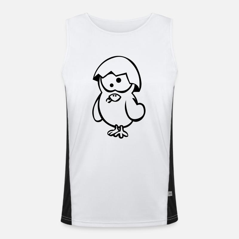 Crazy Chick Men's Functional Contrast Tank Top 